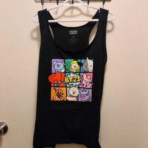 BT21 Group Tank Plus Size KPOP